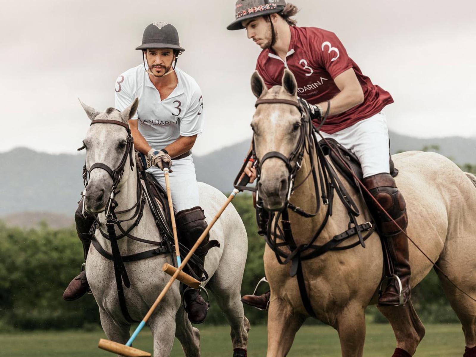 Jugadores de polo en Mandarina, Riviera Nayarit